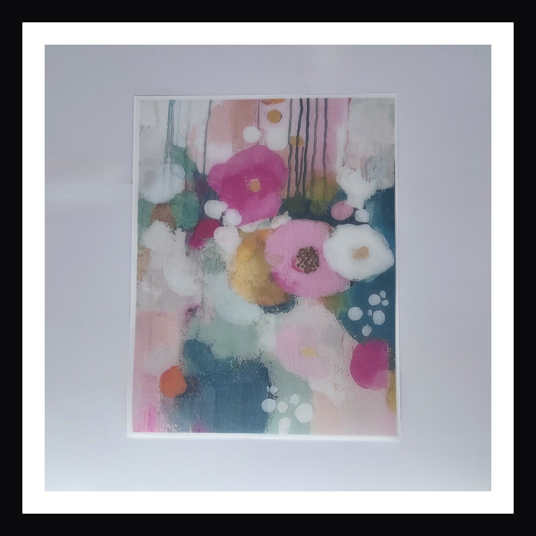 Abstract Florals Vellum