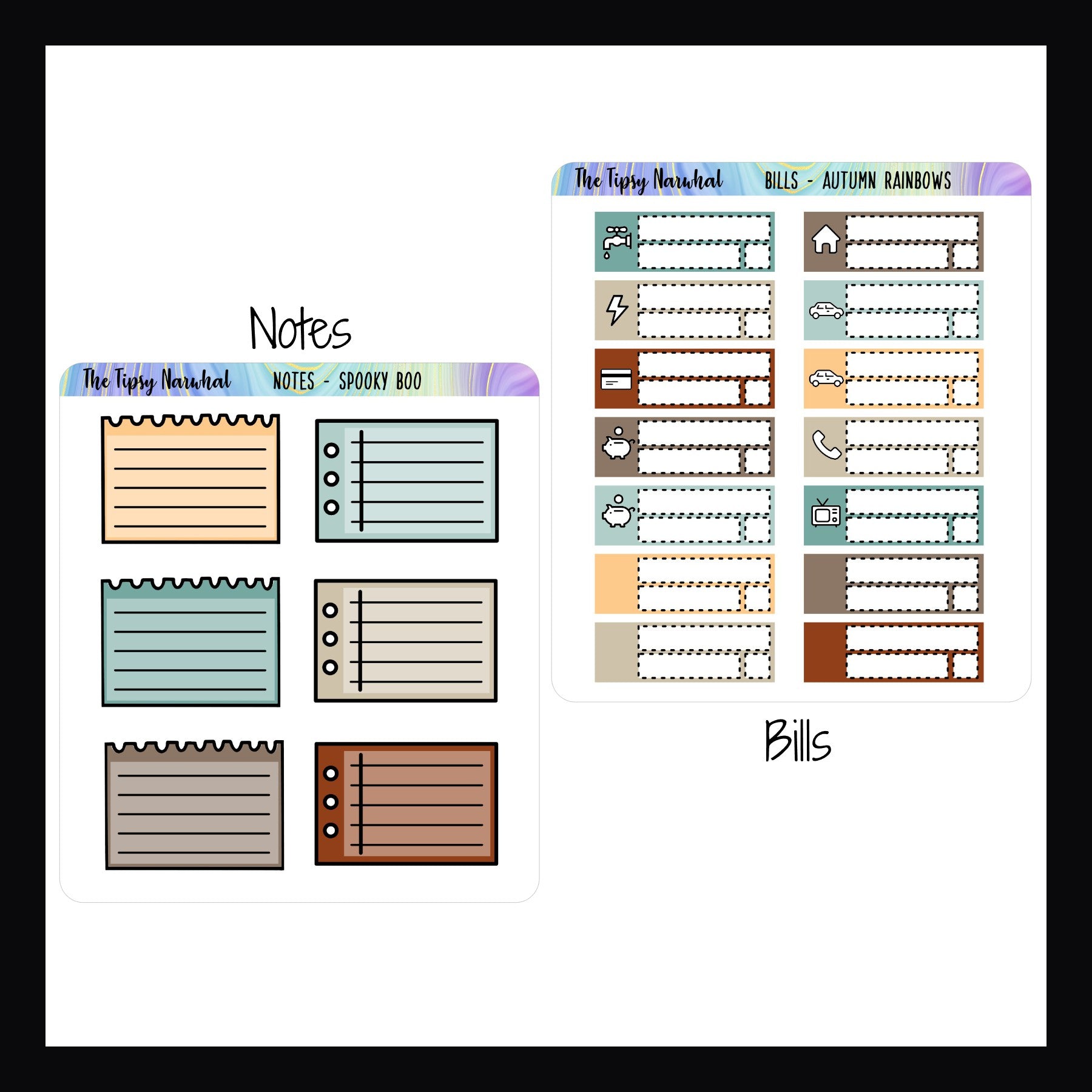 Autumn Rainbows Kit Matching Functionals