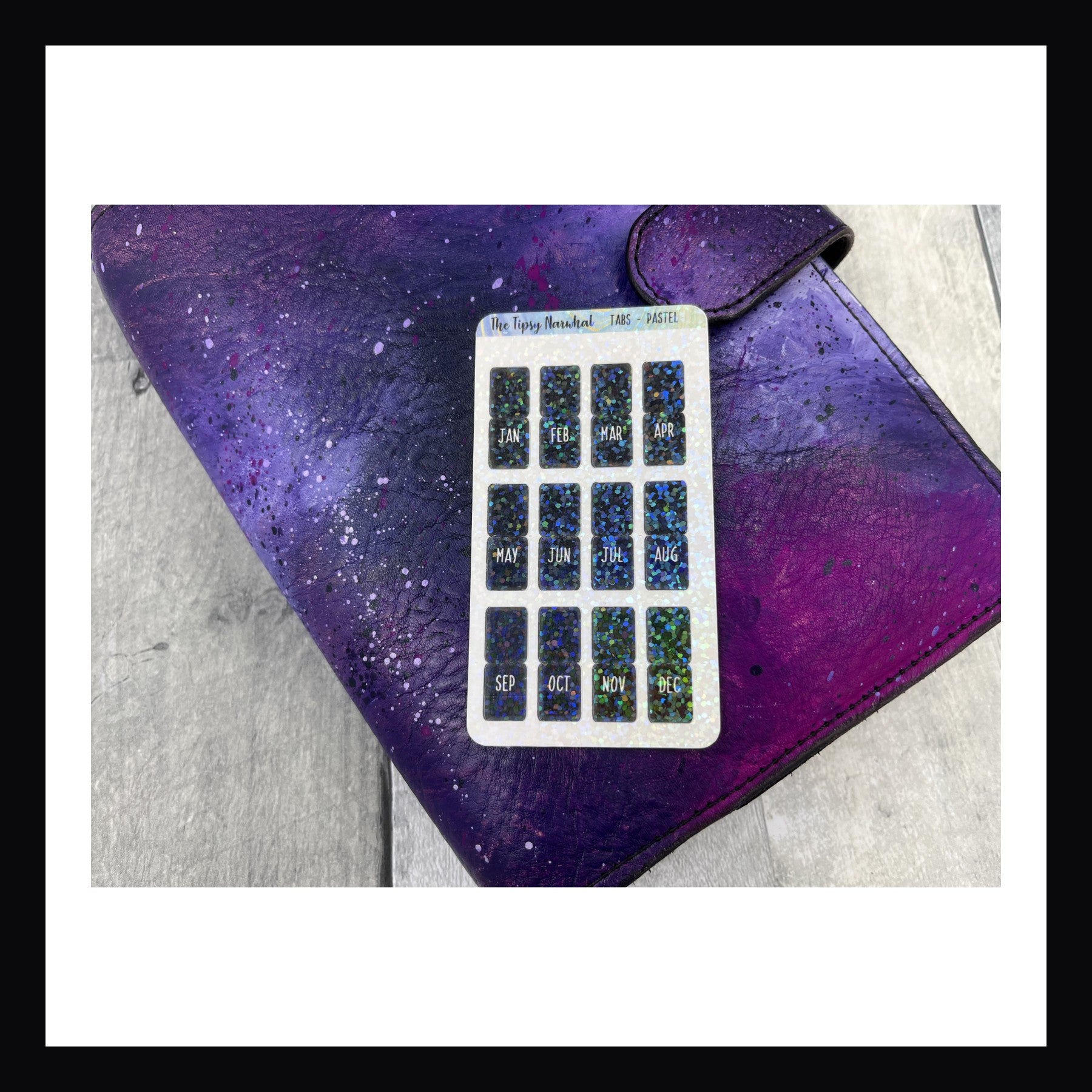 Holographic Mini Planner Tabs