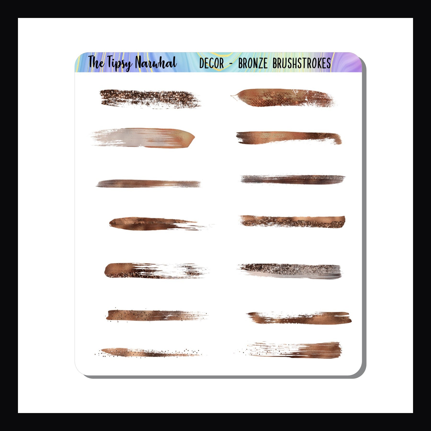 Bronze Brushstrokes