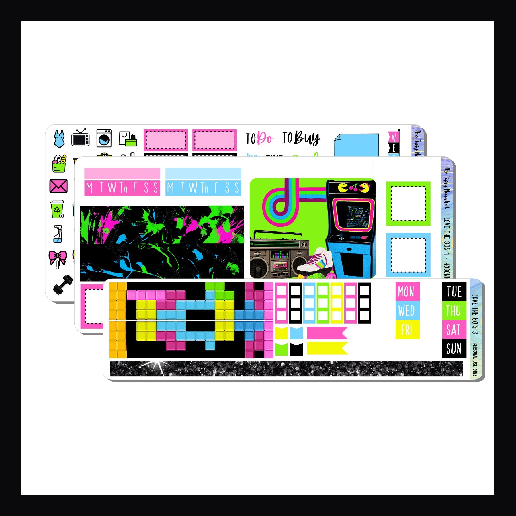 I Love the 80's Hobonichi Weeks Kit