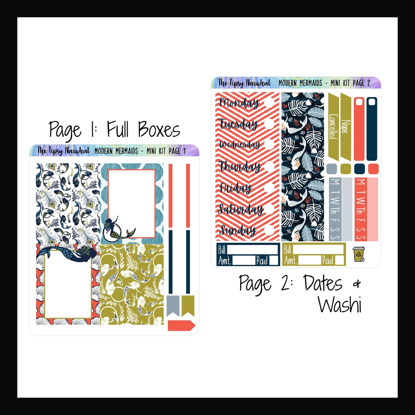 Modern Mermaids Mini Vertical Kit