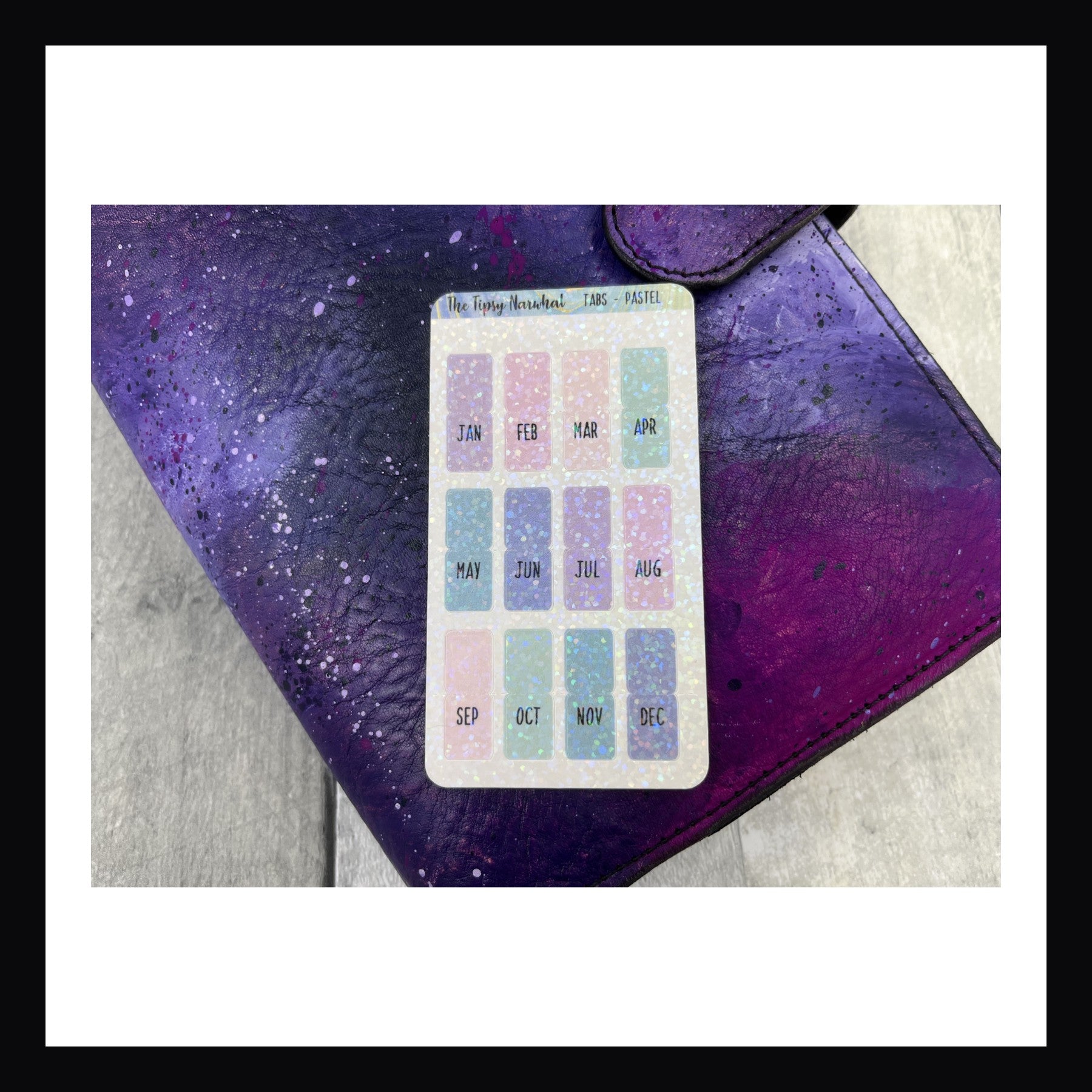 Holographic Mini Planner Tabs