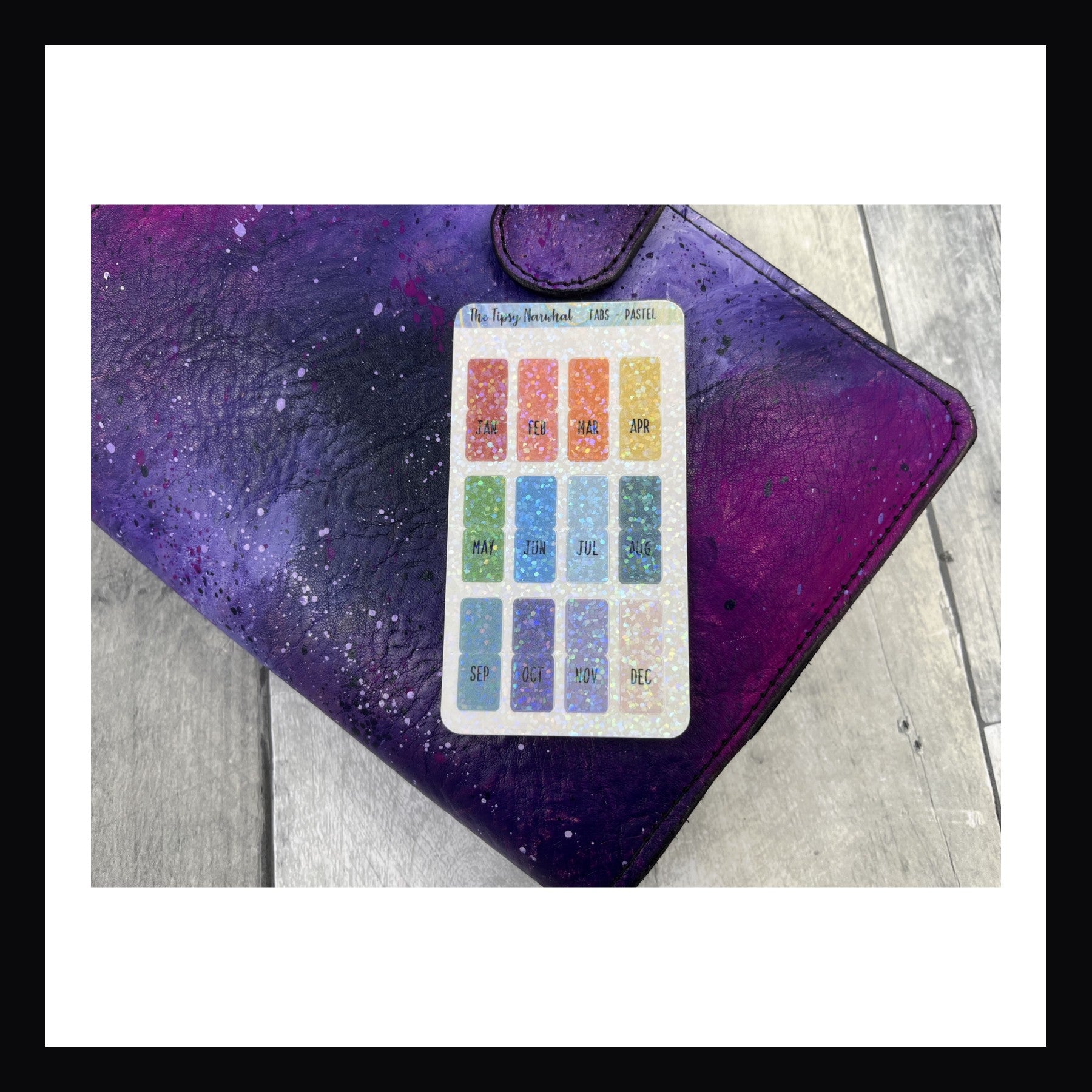 Holographic Mini Planner Tabs