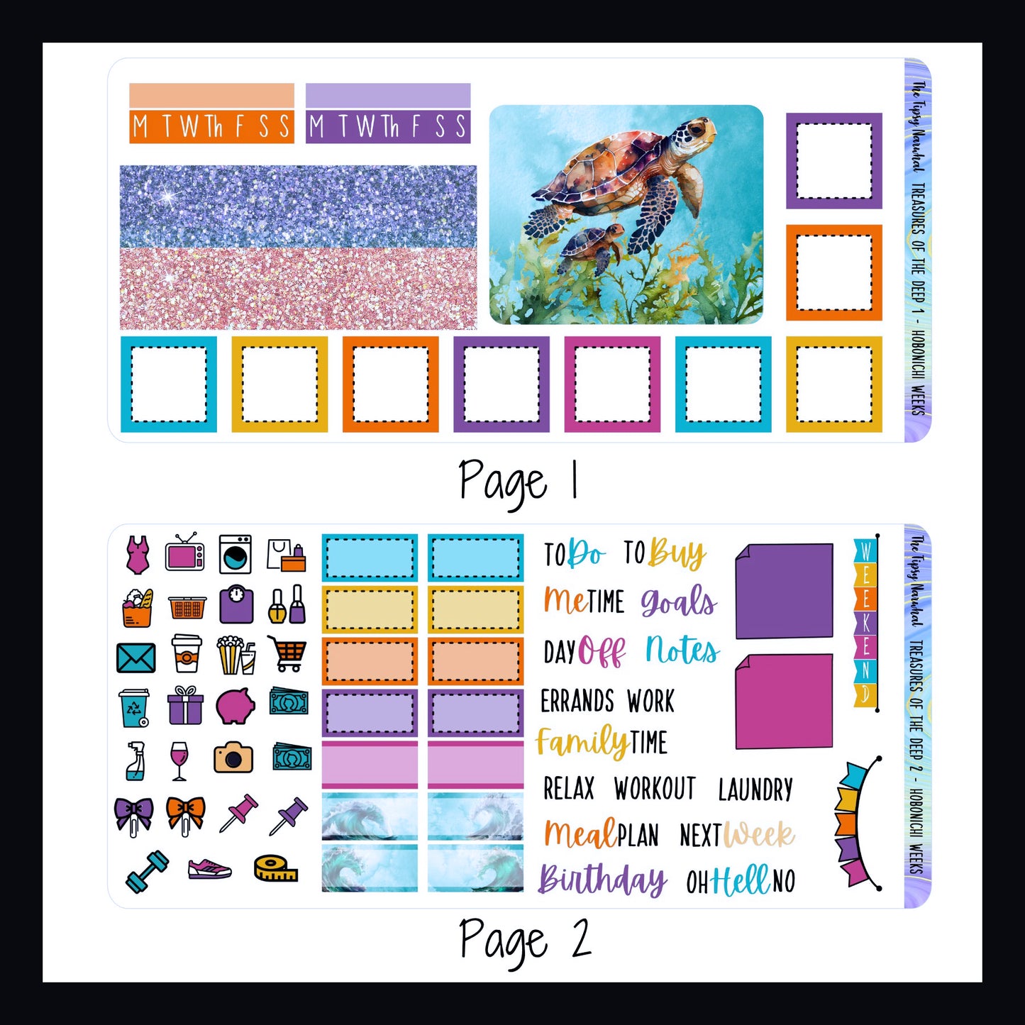Treasures of the Deep Hobonichi Weeks Kit