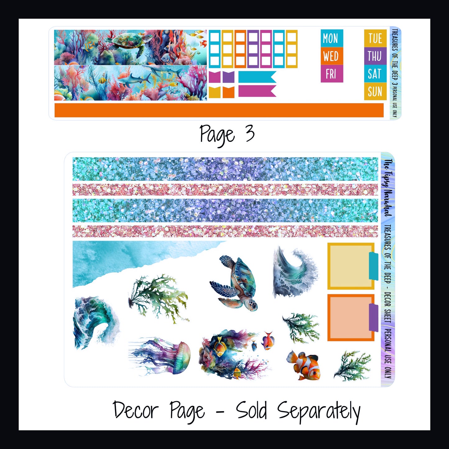 Treasures of the Deep Hobonichi Weeks Kit