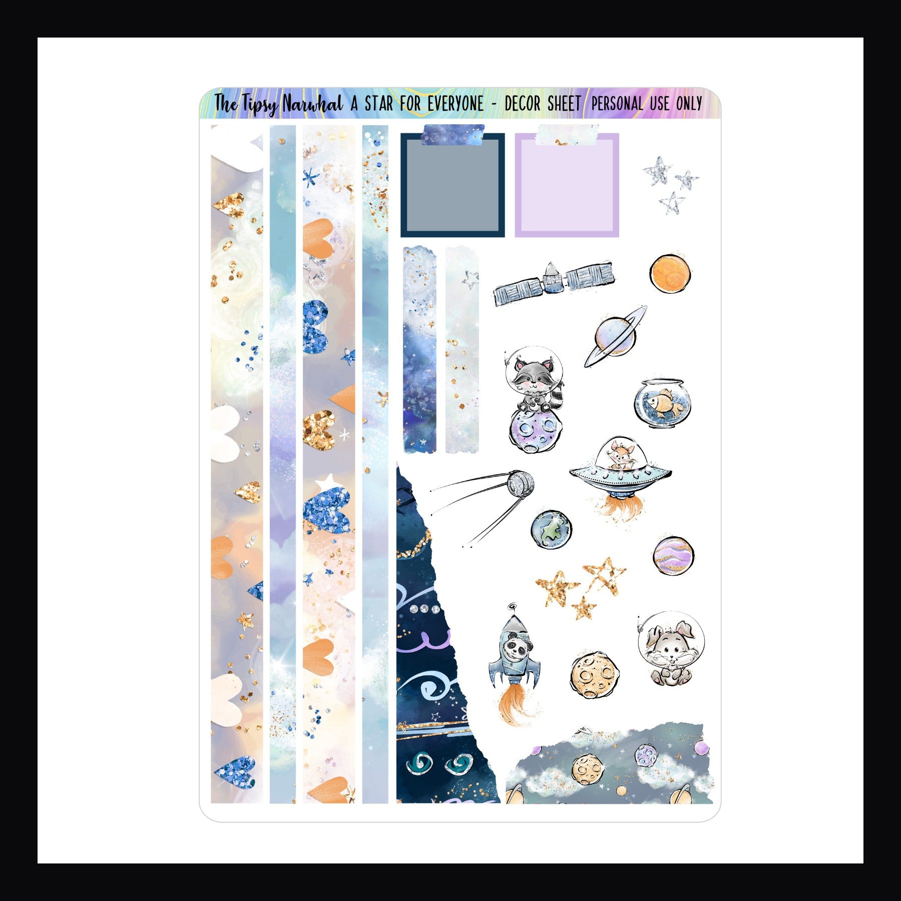 A Star For Everyone Decor Sheet