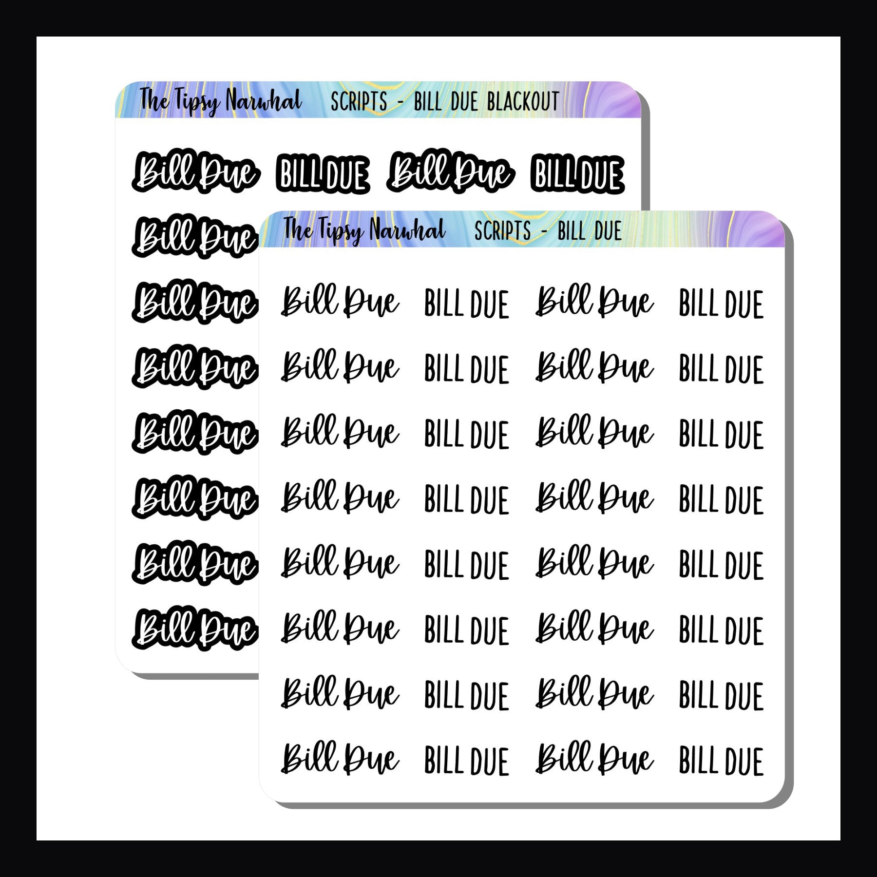 Bill Due Script