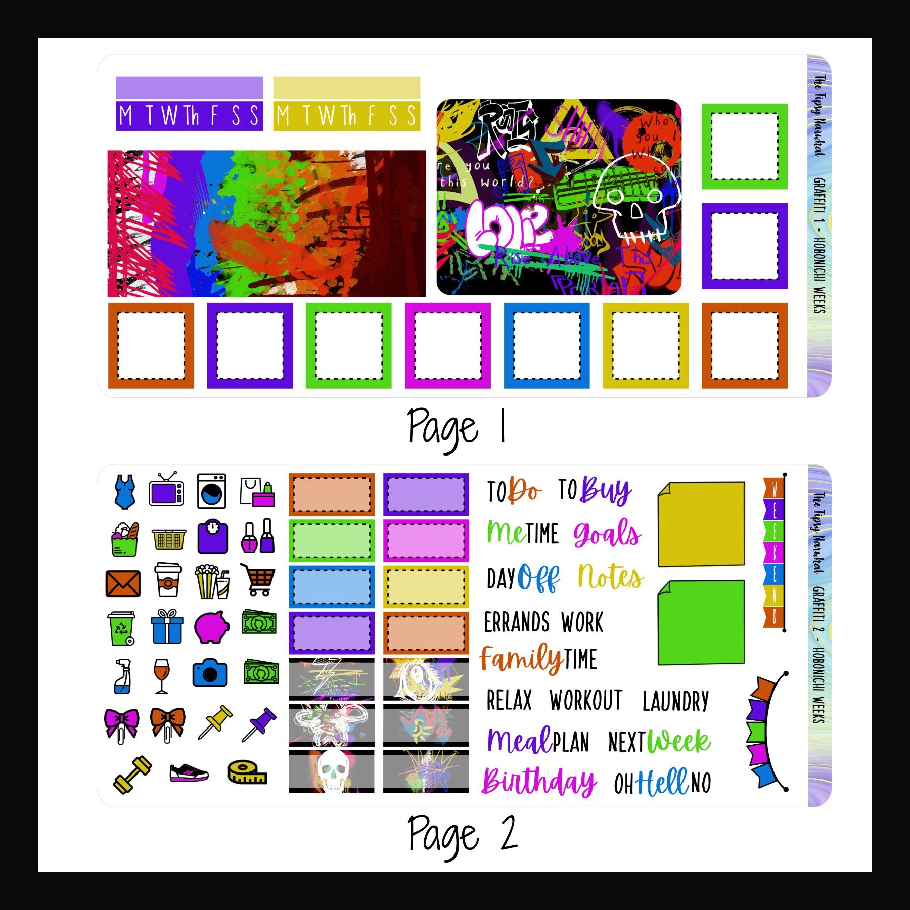 Graffiti Hobonichi Weeks Kit