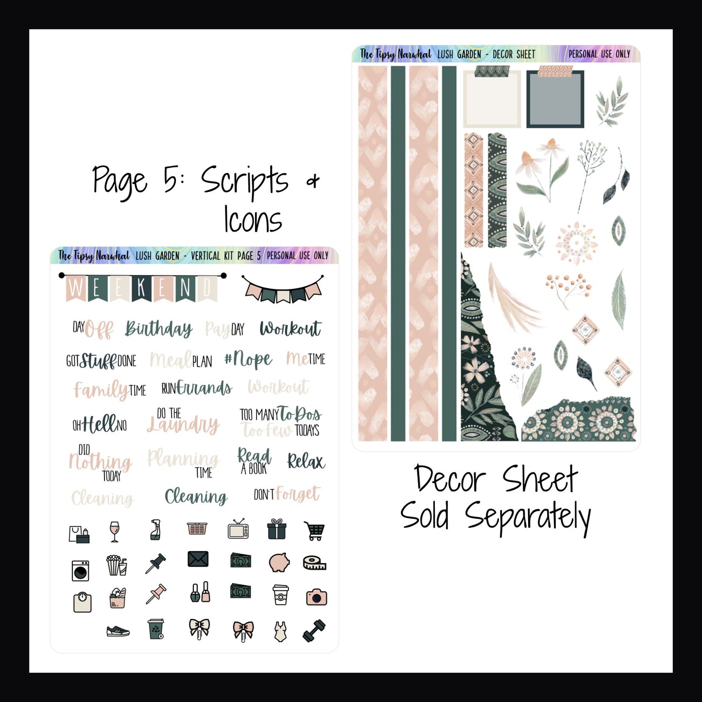Lush Garden Vertical Weekly Kit