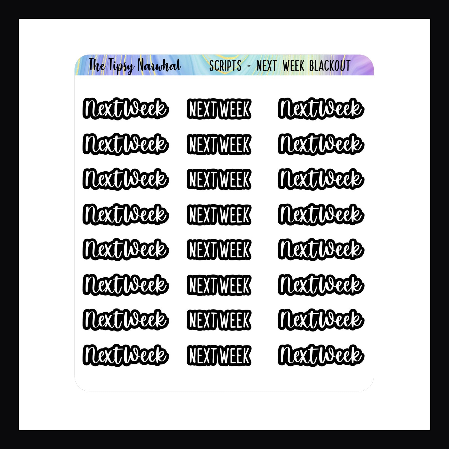 Next Week Script