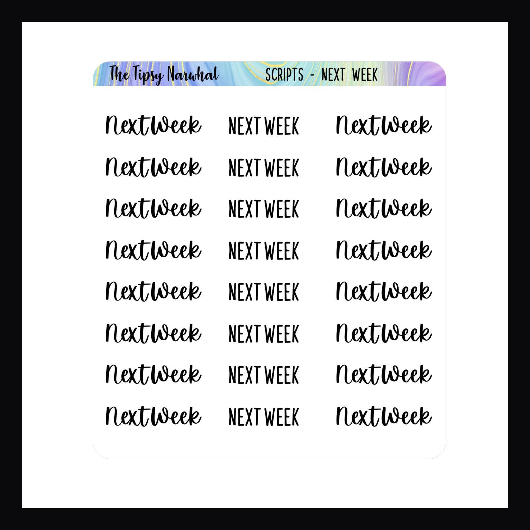 Next Week Script