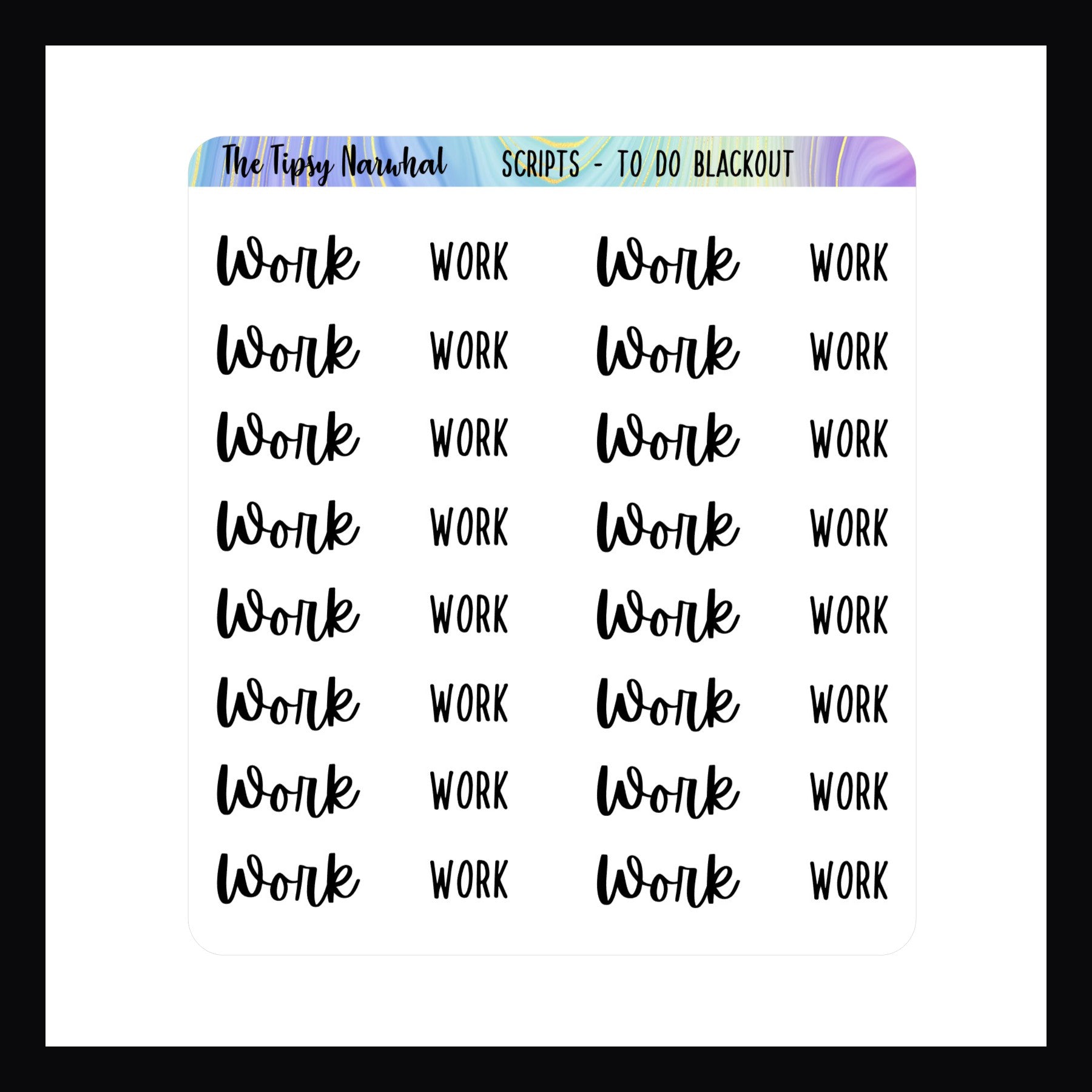 Work Script
