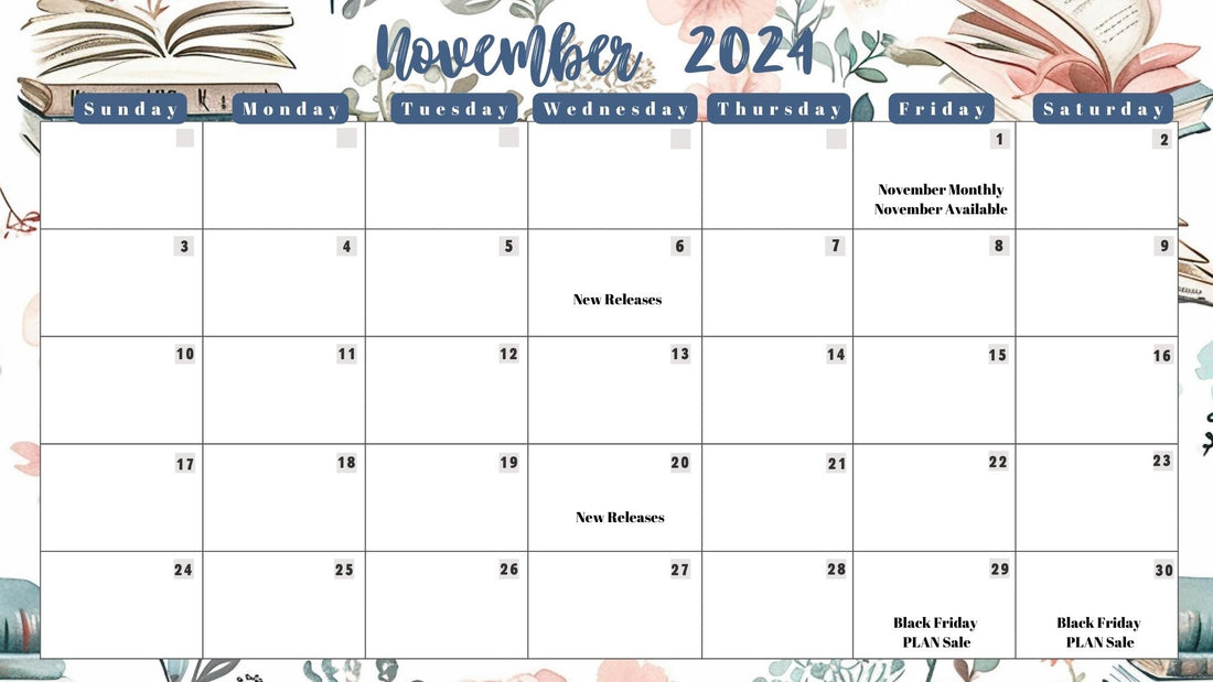 November Calendar & News