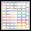 1.5 Inch Half Boxes - Functional Stickers