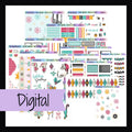 A MCM Christmas Printable Vertical Sticker Kit
