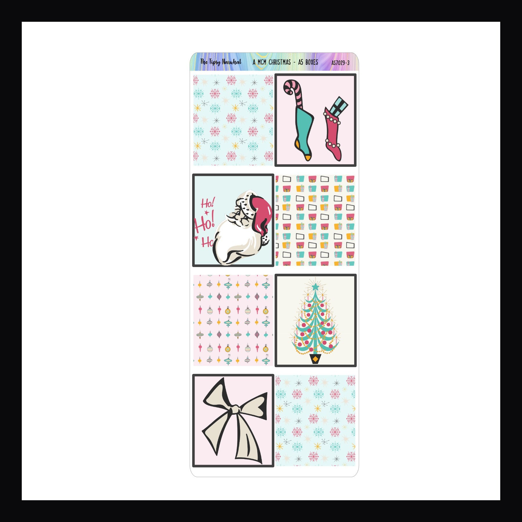 A MCM Christmas Printable Hobonichi Weeks Kit