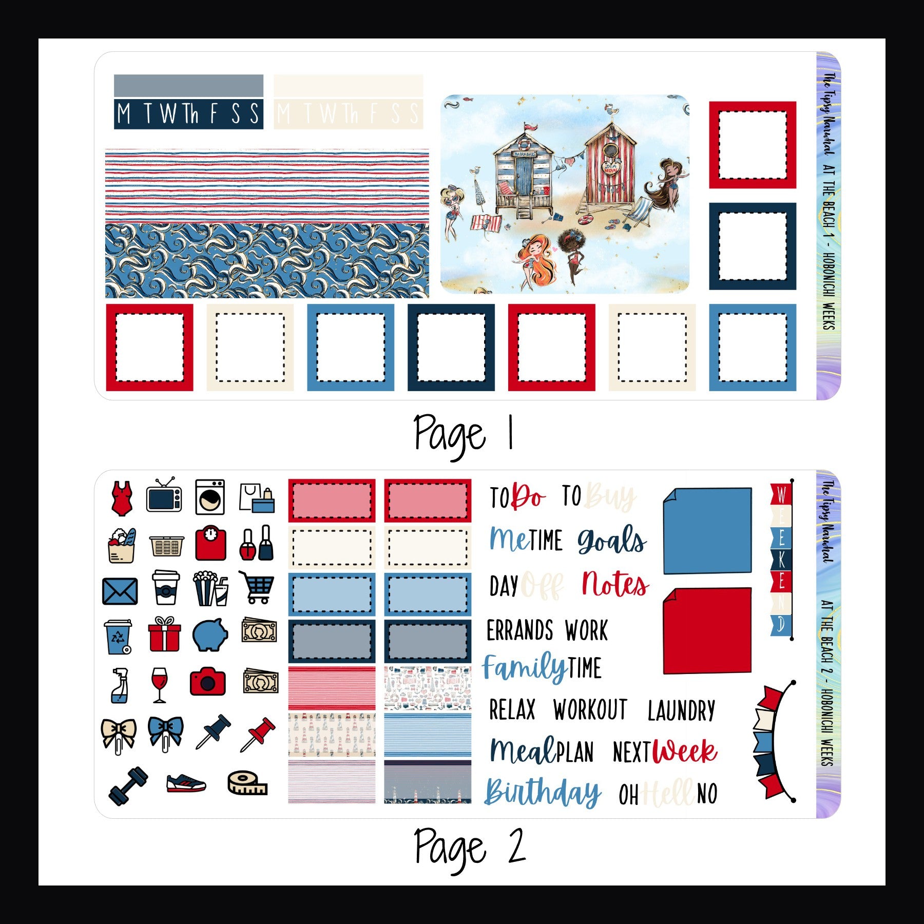 At the Beach Hobonichi Weeks Kit