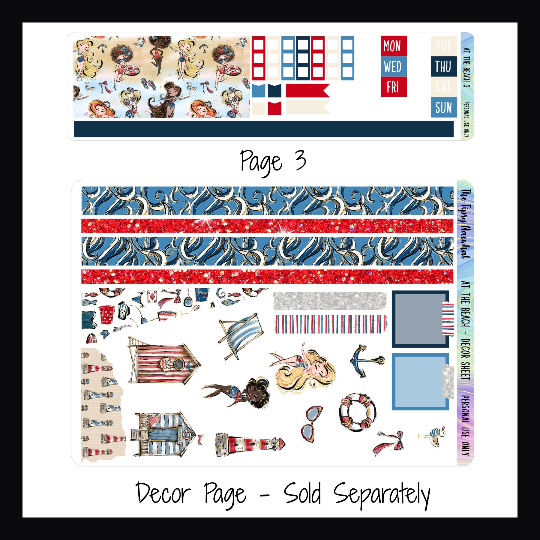 At the Beach Hobonichi Weeks Kit