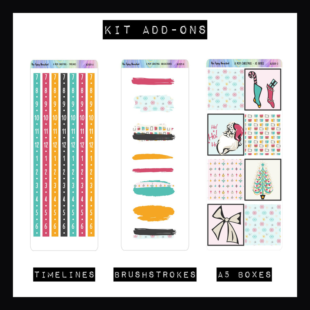 A MCM Christmas Journal Sticker Kit