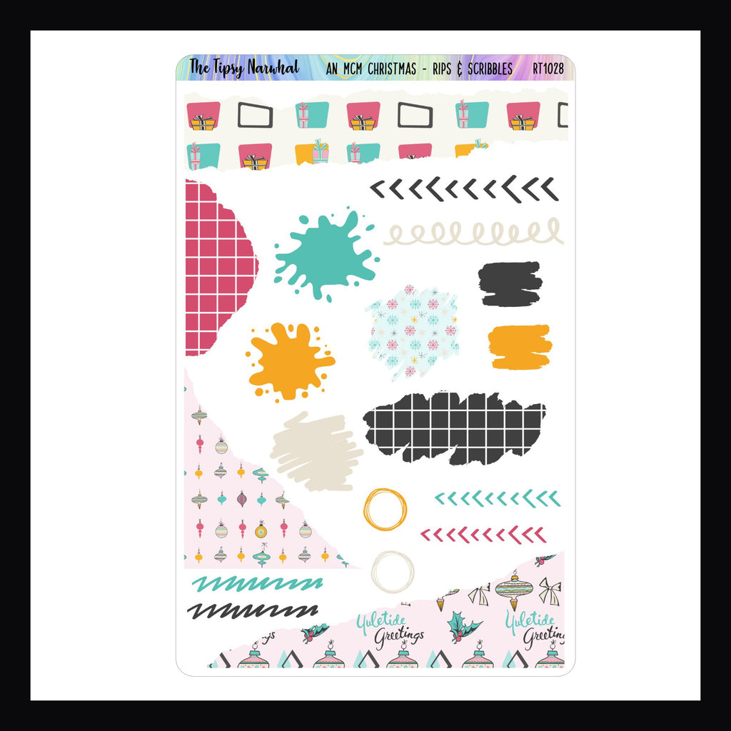 A MCM Christmas Journal Sticker Kit