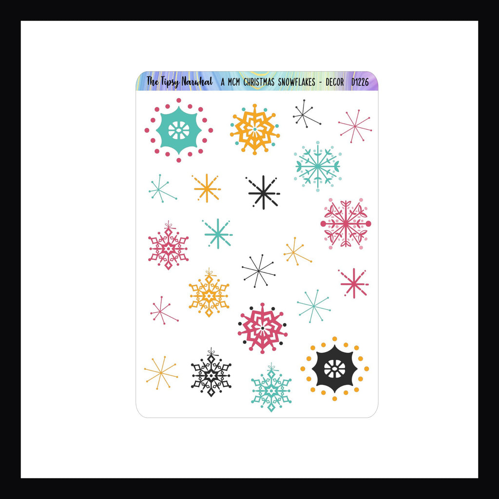 A MCM Christmas Journal Sticker Kit