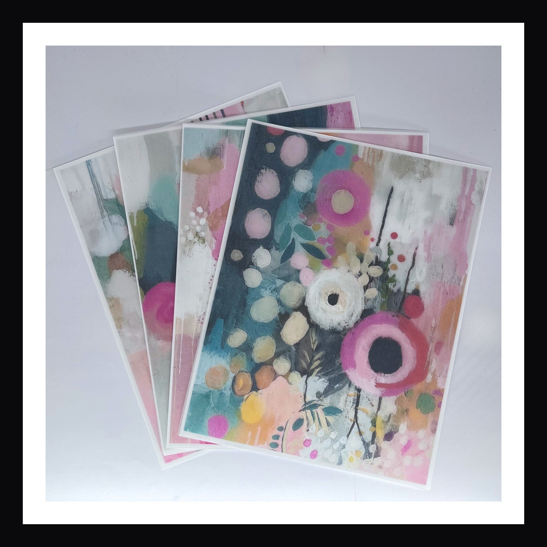 Abstract Florals Vellum