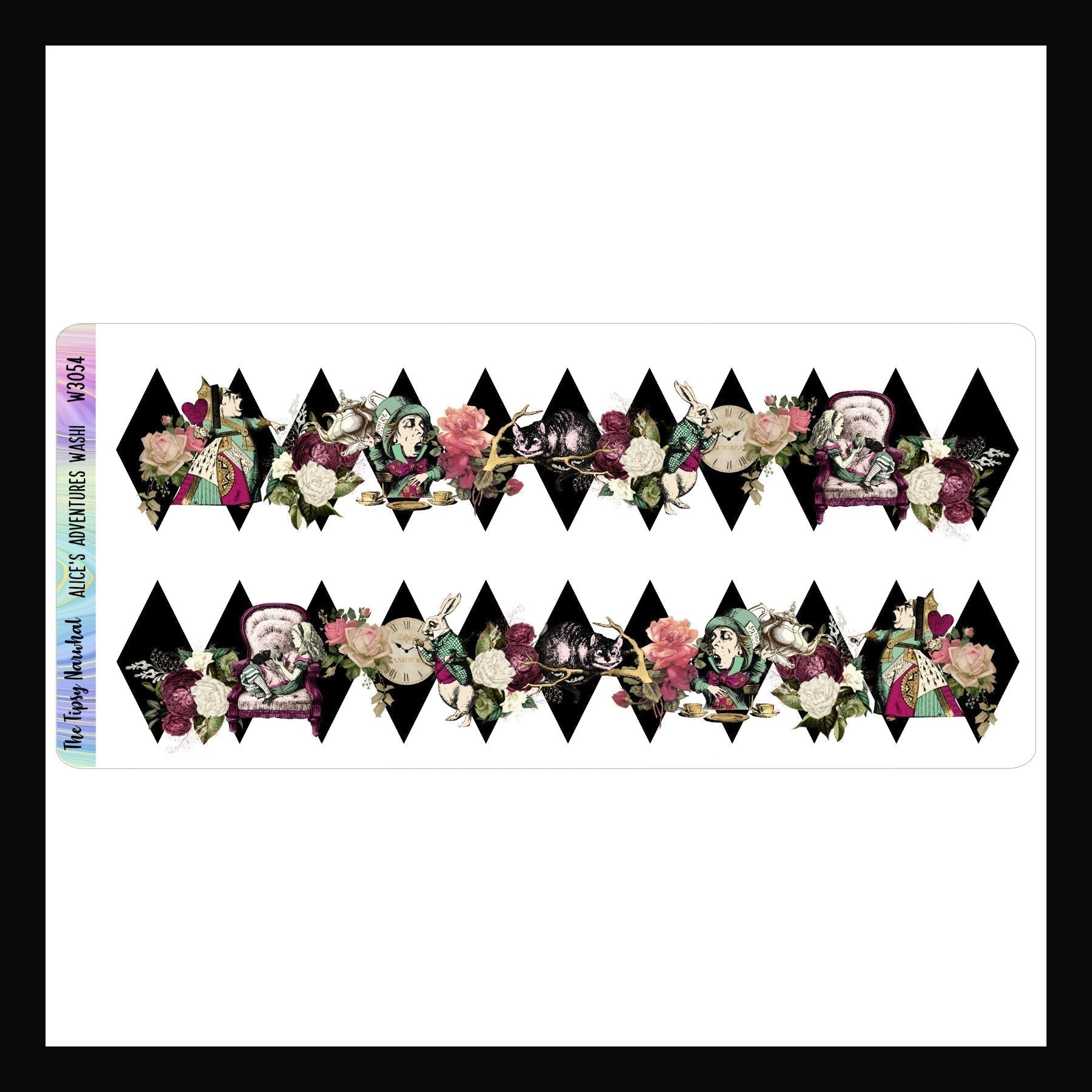 Alice's Adventures Washi Sticker Sheet
