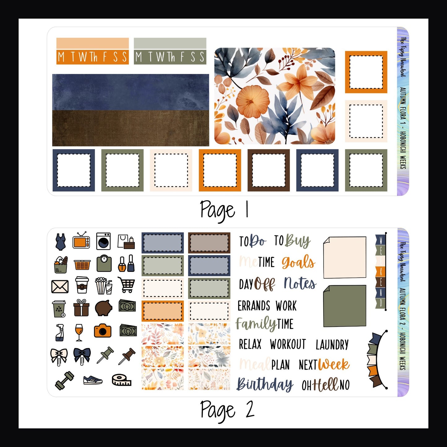 Autumn Flora Hobonichi Weeks Kit