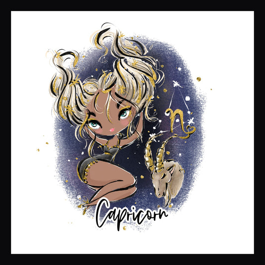 Custom Capricorn Sticker