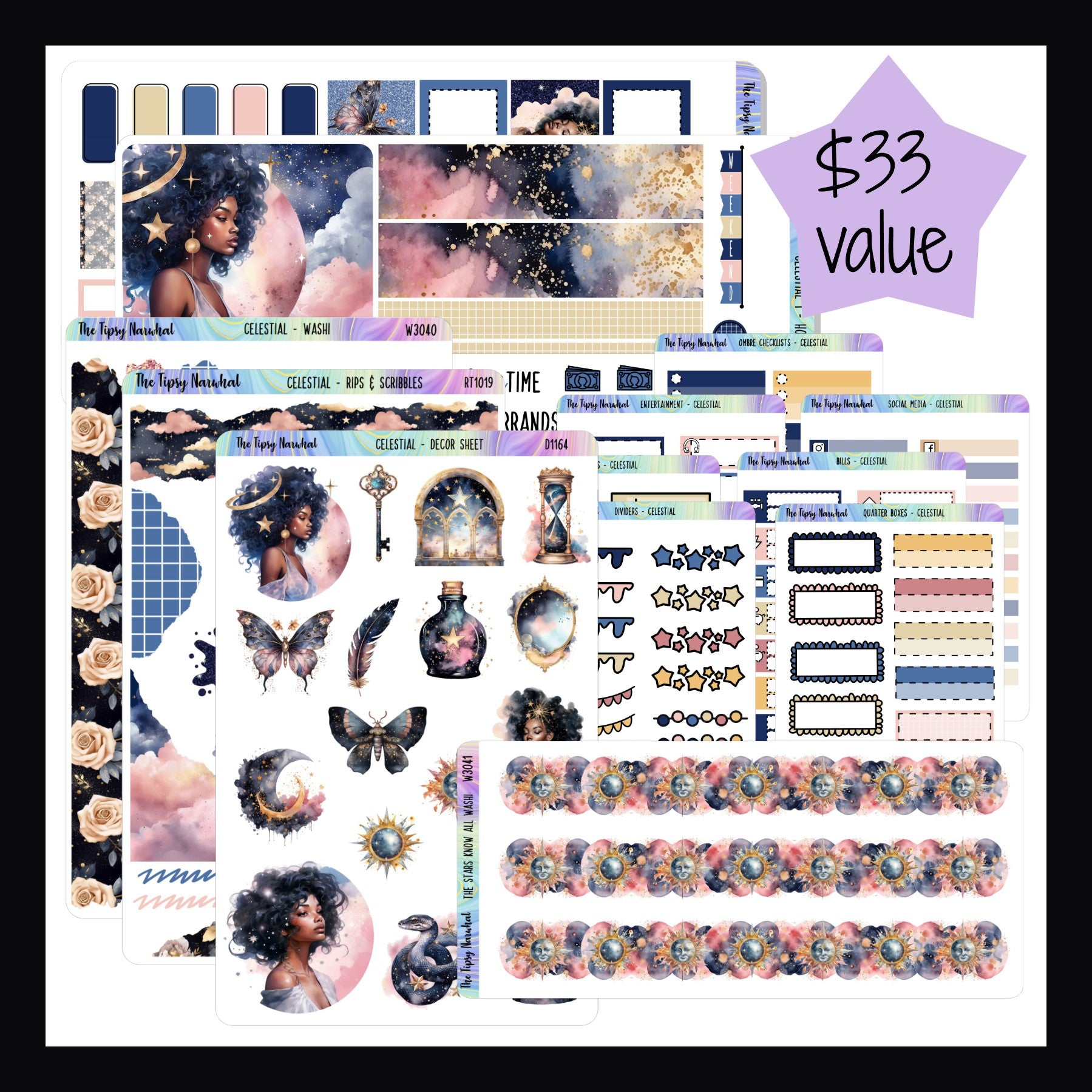 Celestial Hobonichi Weeks Bundle