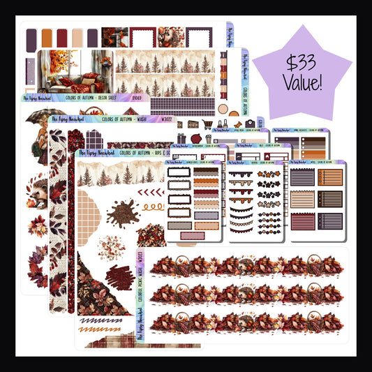 Colors of Autumn Hobonichi Weeks Bundle