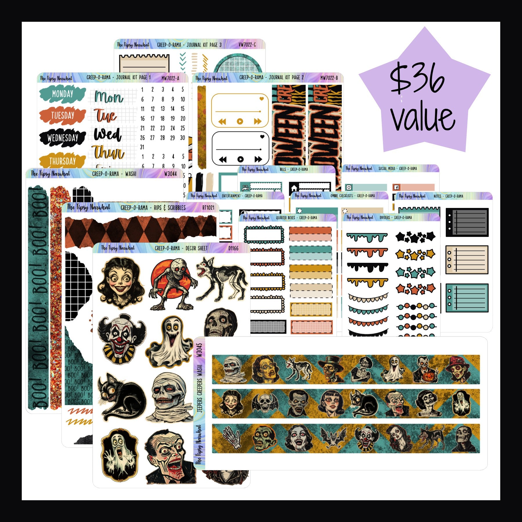 Creep-O-Rama Journal Kit Bundle