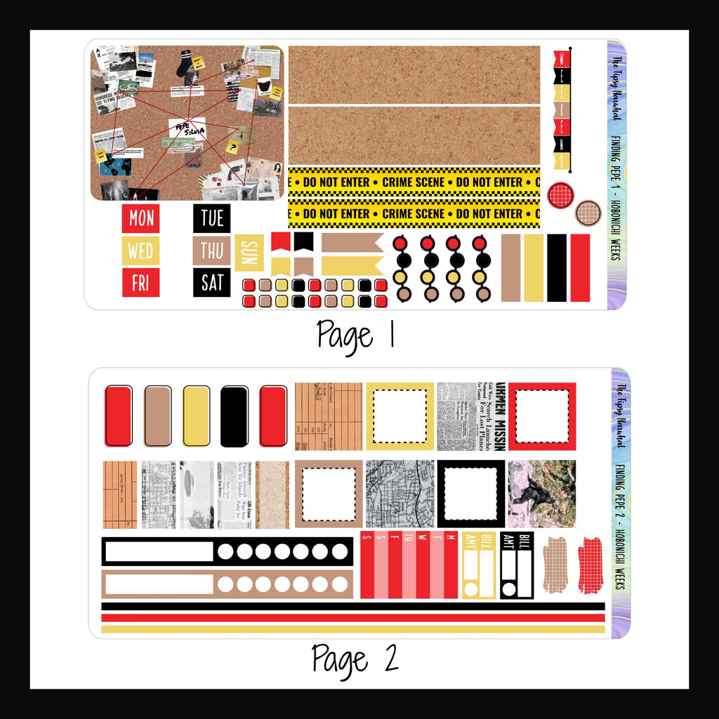 Finding Pepe Printable Hobonichi Weeks Kit