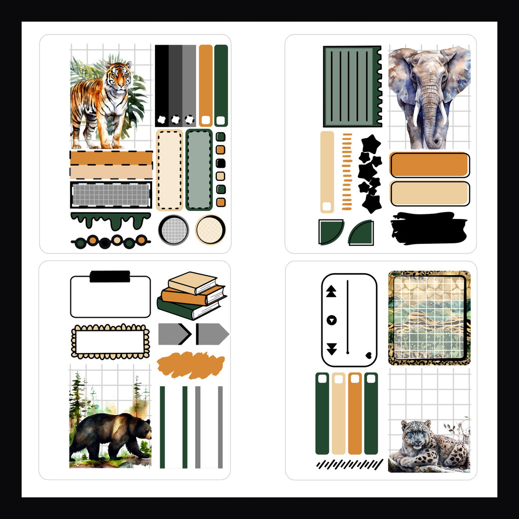 Mini Sticker Book - Into The Wild
