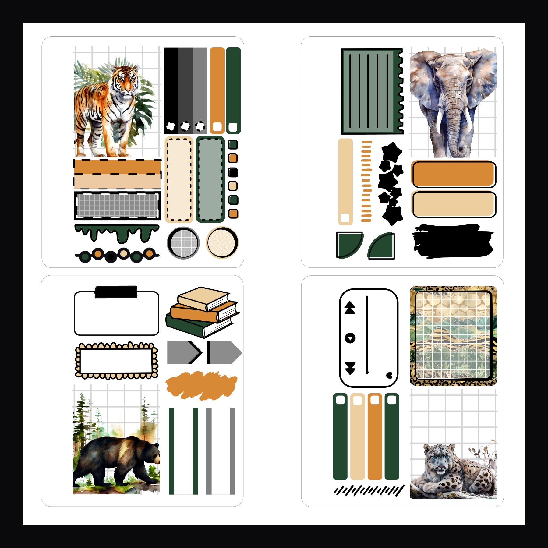 Mini Sticker Book - Into The Wild