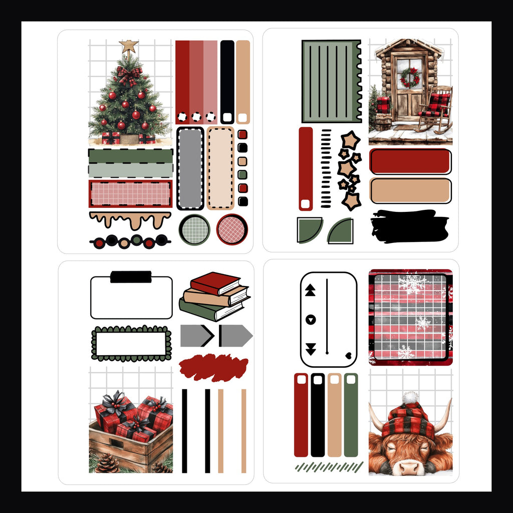 Mini Sticker Book - Cozy Cabin Christmas
