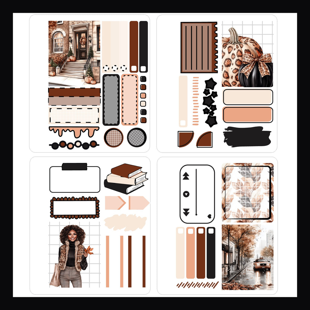 Mini Sticker Book - Urban Autumn