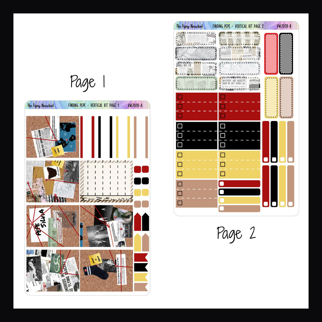 Finding Pepe Vertical Weekly Sticker Kit