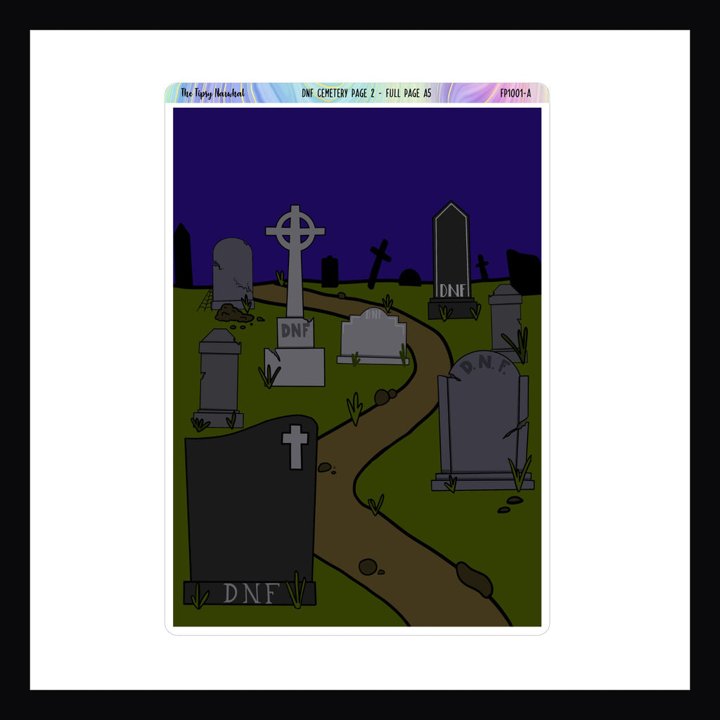 DNF Cemetery Full Page Sticker