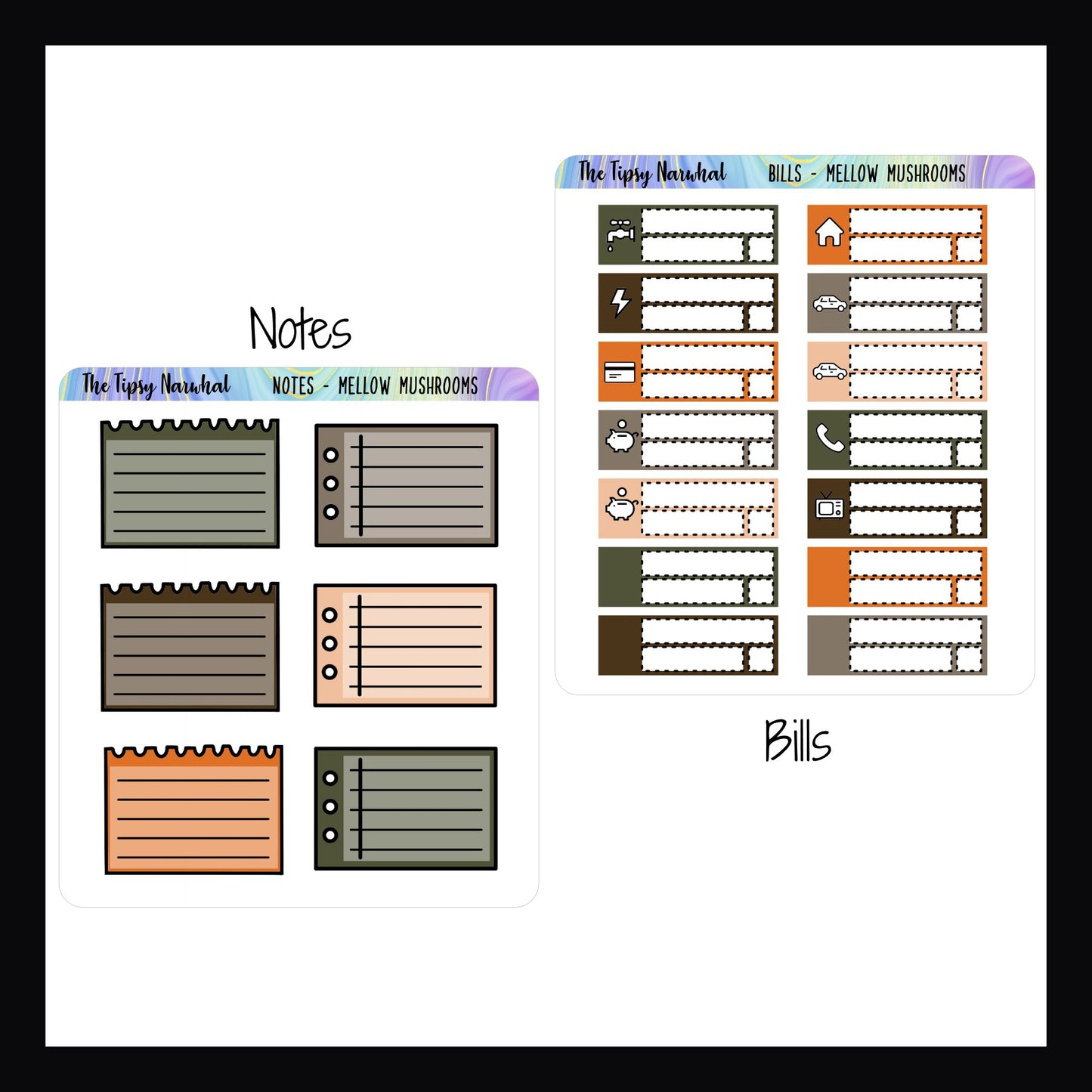 Digital Mellow Mushrooms Kit Matching Functionals