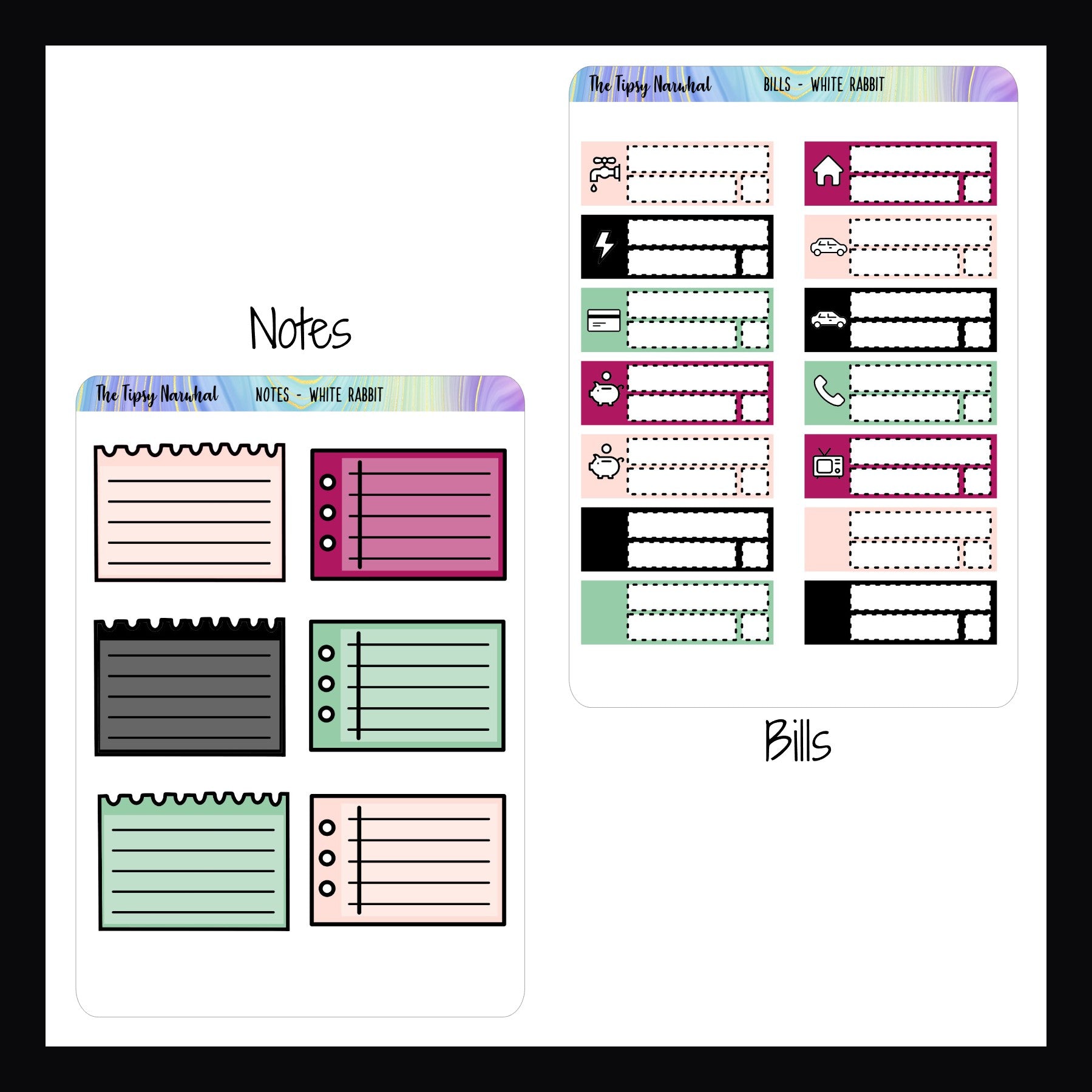 White Rabbit Functional Sticker Add-ons