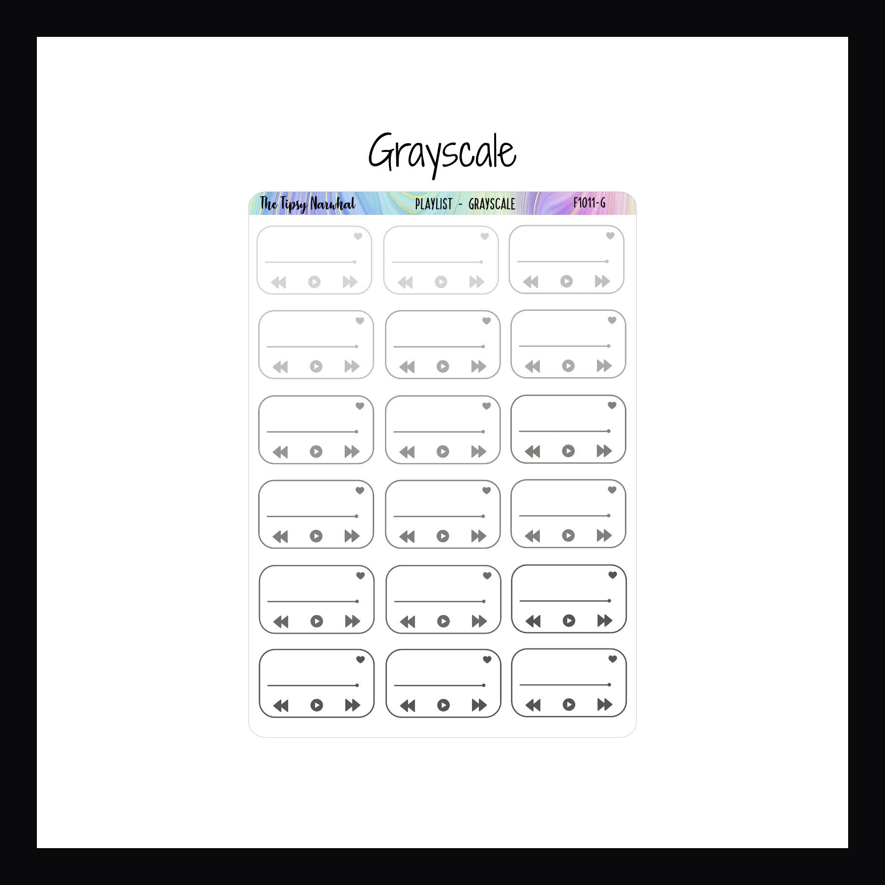 Playlist Tracking Stickers