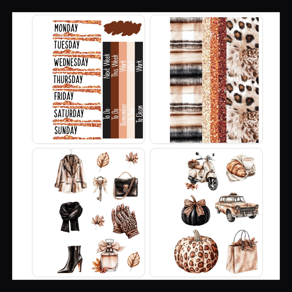 Mini Sticker Book - Urban Autumn