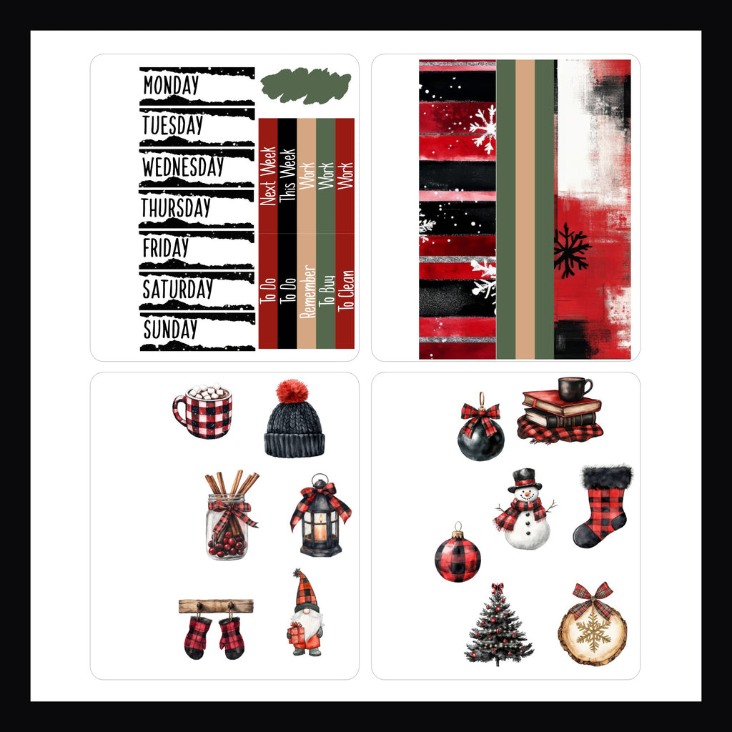 Mini Sticker Book - Cozy Cabin Christmas