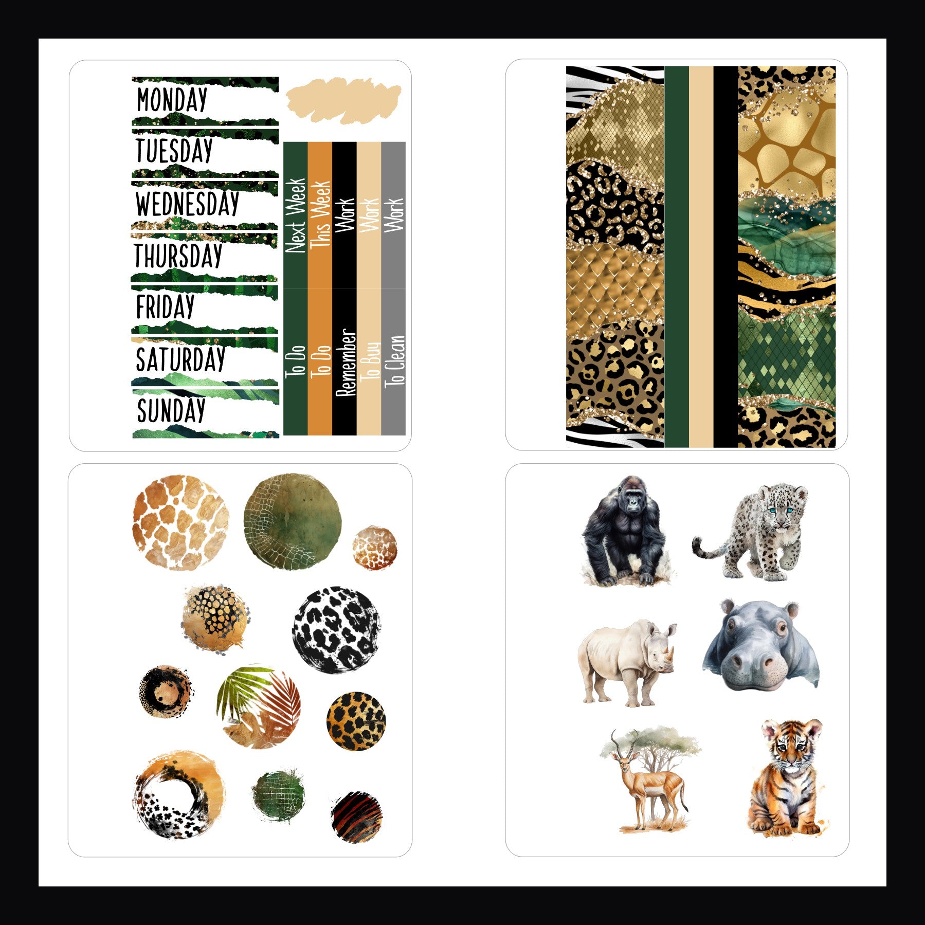 Mini Sticker Book - Into The Wild