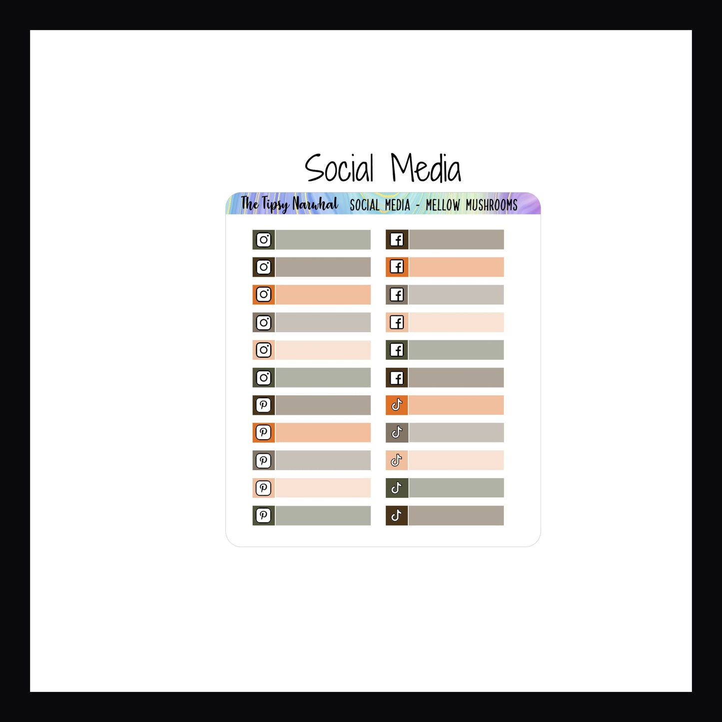 Digital Mellow Mushrooms Kit Matching Functionals