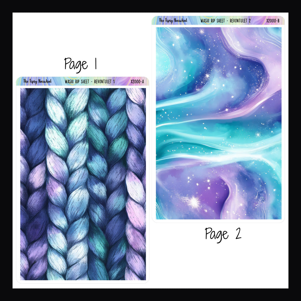 Revontulet Washi Rip Sheet