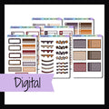 Digital Colors of Autumn Functional Add-Ons is the digital/printable version of the sticker kit by the same name.  It is a collection of functional stickers that coordinate with the Colors of Autumn Weekly Kits.
