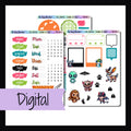 Digital Cute Cryptids Journal kit is a digital printable version of the Cute Cryptids Journal Kit.  It's a 3 page kit featuring bright colors and adorable cryptid creatures. 